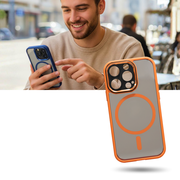 MagSafe iPhone Case With Shockproof Protection And Magnetic Lens Guard