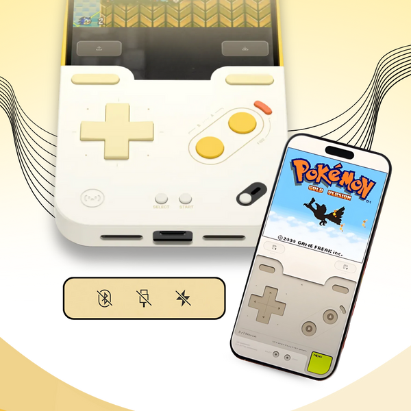 Smartphone Retro Gaming Case With Physical Buttons Flip To Play