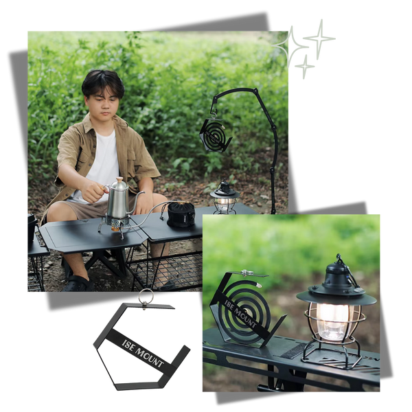 Weatherproof Iron Mosquito Coil Holder for Outdoor Areas