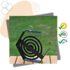 Weatherproof Iron Mosquito Coil Holder for Outdoor Areas