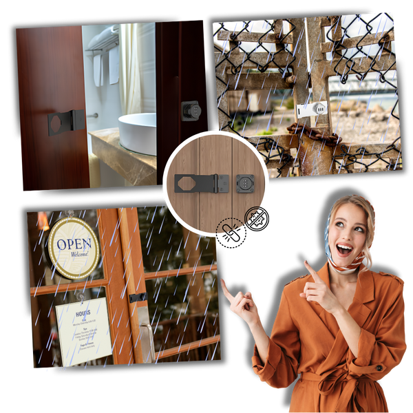 Keyless Quick Install Cabinet Lock For Instant Setup And Secure Access