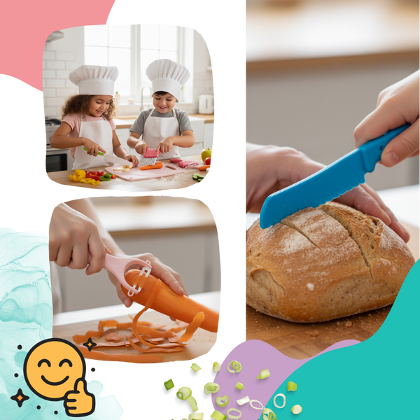 Safe Slice Kitchen Play Set For Kids With Serrated Edges