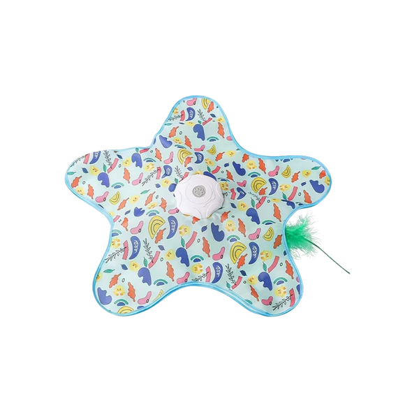 Smart Motion Kitten Teething Feather Toy For Interactive Indoor Play