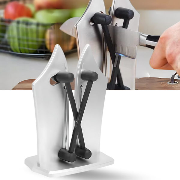 V Shaped Knife Sharpener With Adjustable Coarseness For Effortless Sharpening