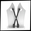 V Shaped Knife Sharpener With Adjustable Coarseness For Effortless Sharpening