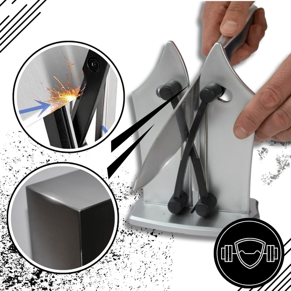 V Shaped Knife Sharpener With Adjustable Coarseness For Effortless Sharpening