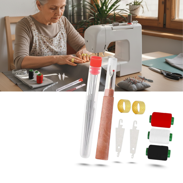 Premium Embroidery Needle Set With Ultra Sharp Points For Precision Stitching