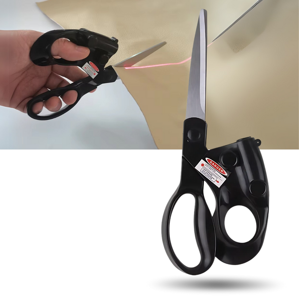 Laser Guided Craft Scissors With Ergonomic Grip For Precise Cuts