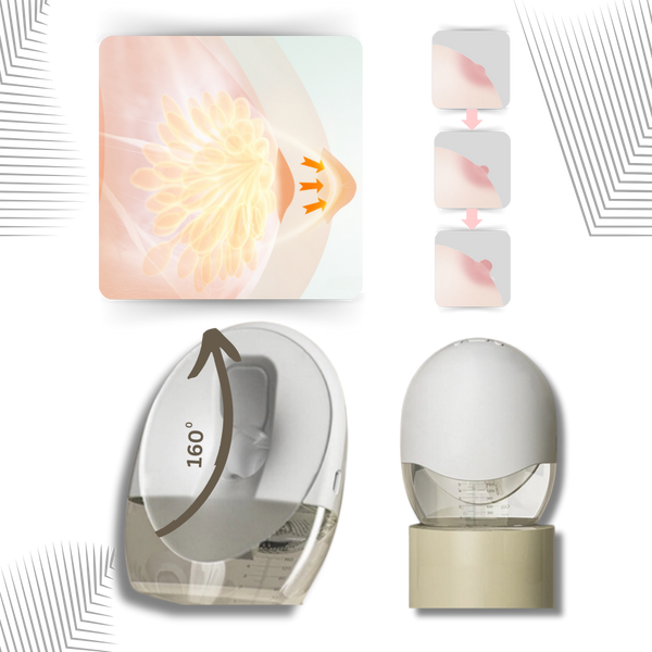 Portable Hands Free Breast Pump With Leak Prevention And Quiet Performance