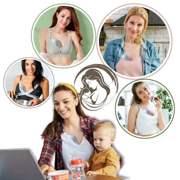 Portable Hands Free Breast Pump With Leak Prevention And Quiet Performance