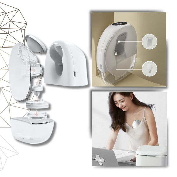 Portable Hands Free Breast Pump With Leak Prevention And Quiet Performance