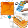 Soup Cube Tray With Airtight Lid For Secure Freezing And Storage