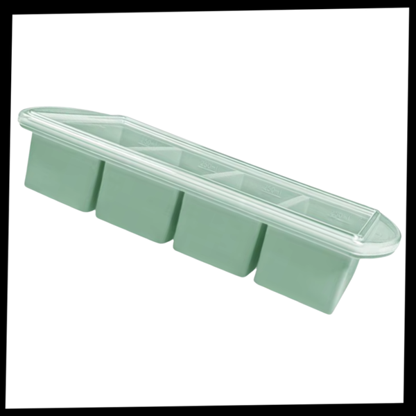 Soup Cube Tray With Airtight Lid For Secure Freezing And Storage