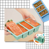 Soup Cube Tray With Airtight Lid For Secure Freezing And Storage