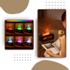 Led Fireplace Diffuser With Realistic Flame And Soothing Aromatherapy