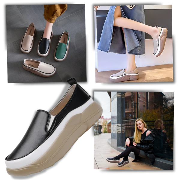 Featherlight Platform Loafers For All Day Comfort And Style