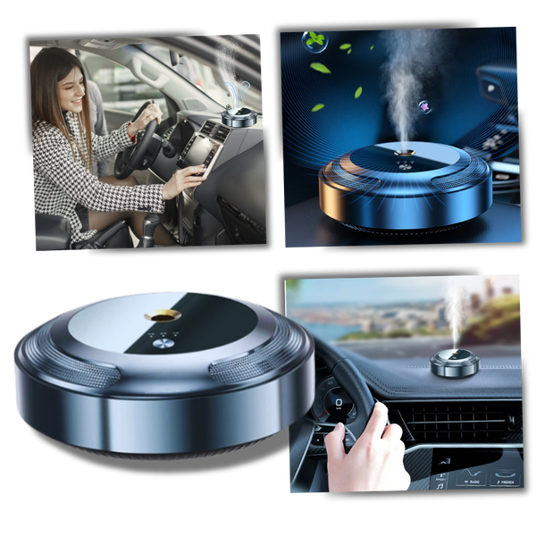 Premium Car Air Purifier With Long Lasting Fragrance And Mood Enhancement