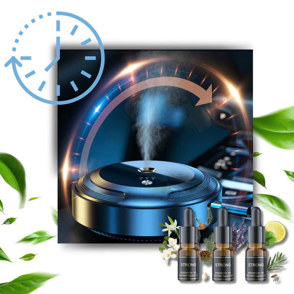 Premium Car Air Purifier With Long Lasting Fragrance And Mood Enhancement