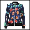 Floral Bomber Jacket With Lightweight Comfort And Zip Closure