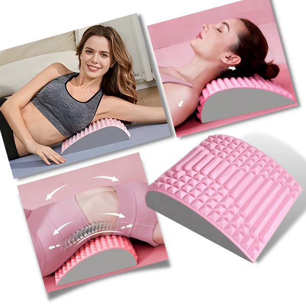 Ergonomic Spine Support Pillow for Customizable Back and Neck Relief