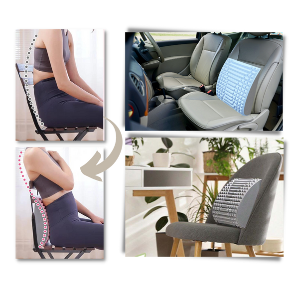 Ergonomic Spine Support Pillow for Customizable Back and Neck Relief