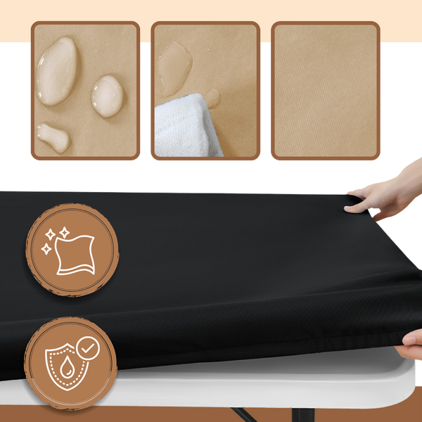 Lux Lambskin Tablecloth With Waterproof Elastic Edge Fit