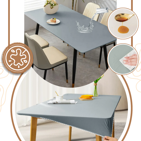Lux Lambskin Tablecloth With Waterproof Elastic Edge Fit