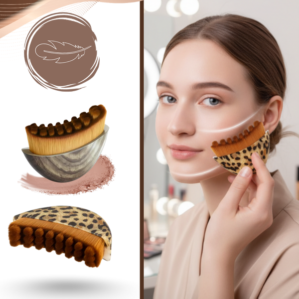 Lymphatic Facial Massage Brush For Puffiness And Contour Refinement