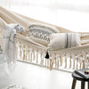 Handcrafted Cotton Macrame Hammock With Loop End For Easy Hanging