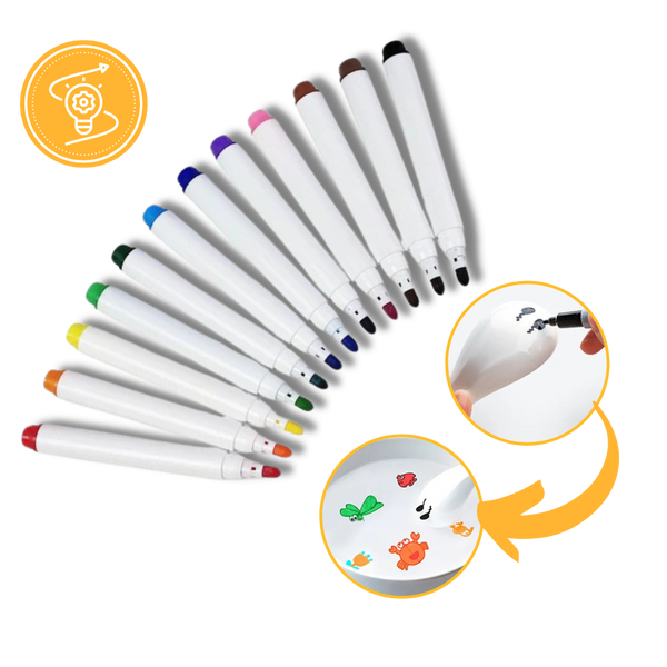 Water Paint Pens Set for Kids, Eco Friendly Screen Free Creativity