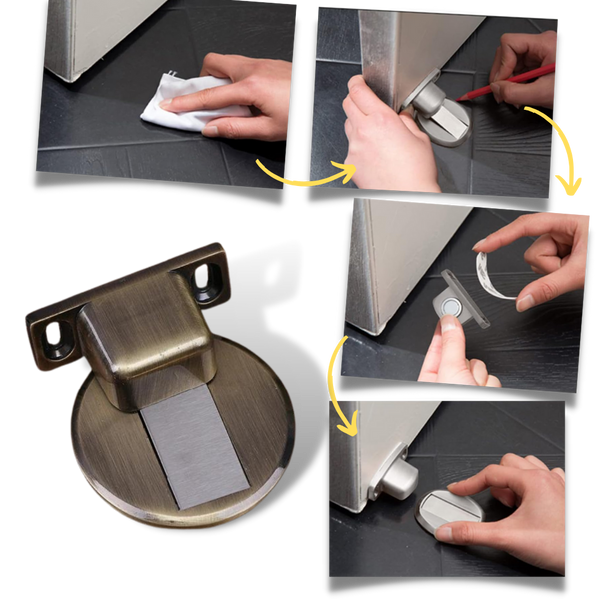 Stainless Steel Magnetic Door Stopper For Secure Door Protection