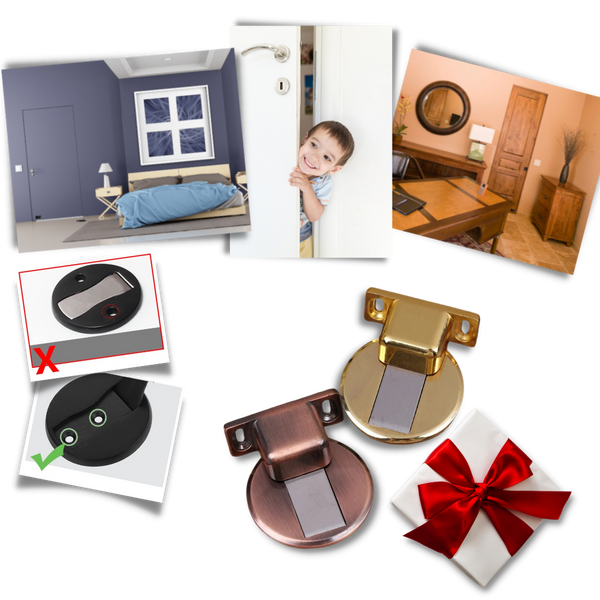 Stainless Steel Magnetic Door Stopper For Secure Door Protection