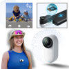 Magnetic Hands Free Action Camera For Effortless Mounting And Capture