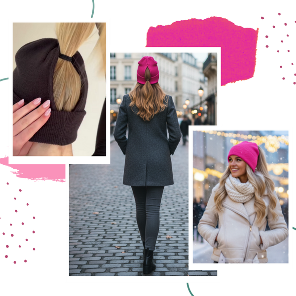 Magnetic Beanie For Hair Updos And Down Styles With Warm Comfort