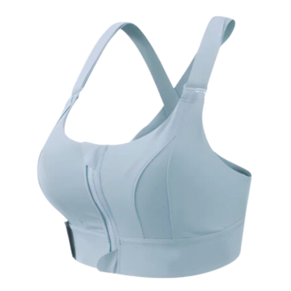 Breathable Racerback Sports Bra With Maximum Support And Adjustable Fit
