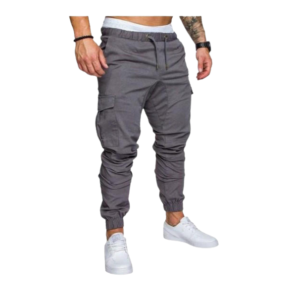 Urban Slim Fit Cargo Pants With Functional Multi Pocket Design