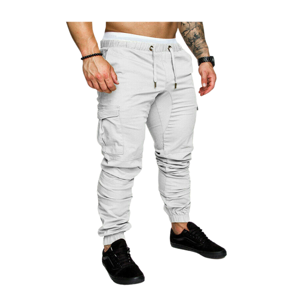 Urban Slim Fit Cargo Pants With Functional Multi Pocket Design