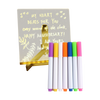 RGB LED Note Board With Reusable Dry Erase Surface And Stand