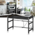 Expandable Kitchen Rack For Clutter Free Countertops With Hooks