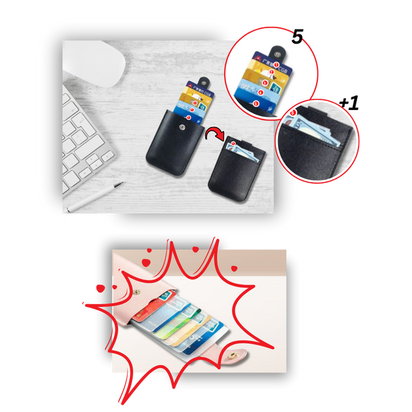 Sleek Minimalist Card Holder Wallet With Enhanced Security