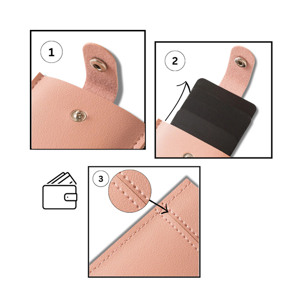 Sleek Minimalist Card Holder Wallet With Enhanced Security