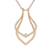 Elegant Pendant For Ring Storage Holds Up To Four Rings