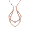 Elegant Pendant For Ring Storage Holds Up To Four Rings