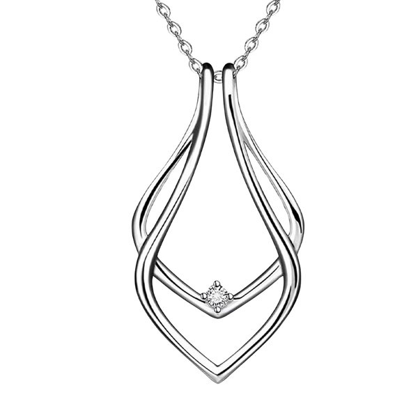 Elegant Pendant For Ring Storage Holds Up To Four Rings