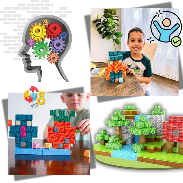 Educational Magnetic Building Blocks For Creative STEM Play