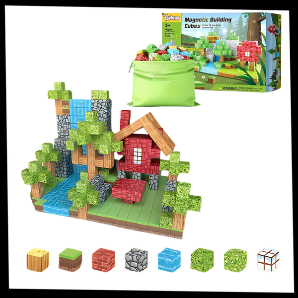 Educational Magnetic Building Blocks For Creative STEM Play