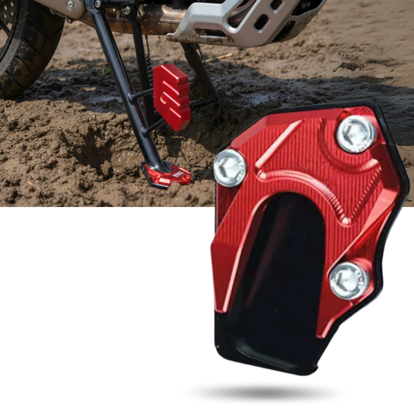 Motorcycle Kickstand Set With Stable Non Slip Alloy Build