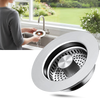 Premium 3-in-1 Stainless Steel Sink Drain With Odor Block And Water Storage