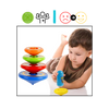 Educational Layered Spin Gyro Toy With One Push Launcher