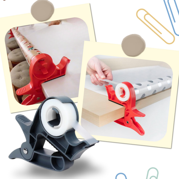 Premium Gift Wrapping Organizer With Built In Tape Dispenser